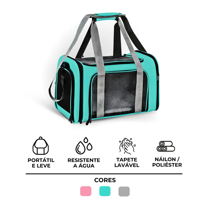 Bolsa De Viagem Para Transporte Pet - Verde