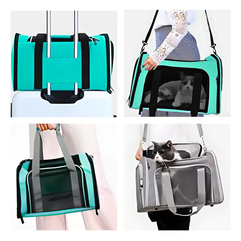 Bolsa De Viagem Para Transporte Pet - Verde