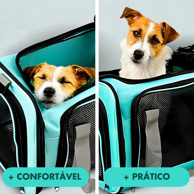 Bolsa De Viagem Para Transporte Pet - Verde