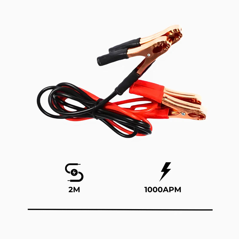 Cabo Chupeta Transmissão de Bateria para Carro - 1000 Amp - 2 metros