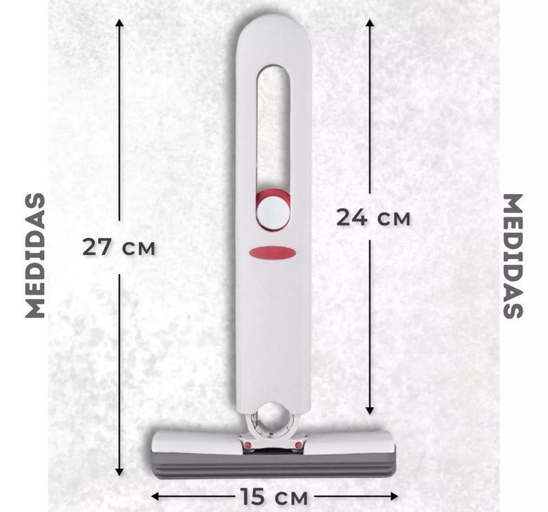 Mini Mop Rodinho Esfregão Portátil Dobrável