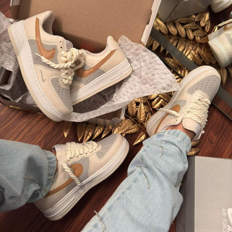 Tênis Air Force 1 Caramelo Corda