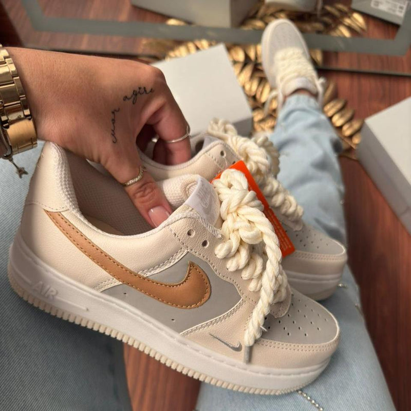 Tênis Air Force 1 Caramelo Corda