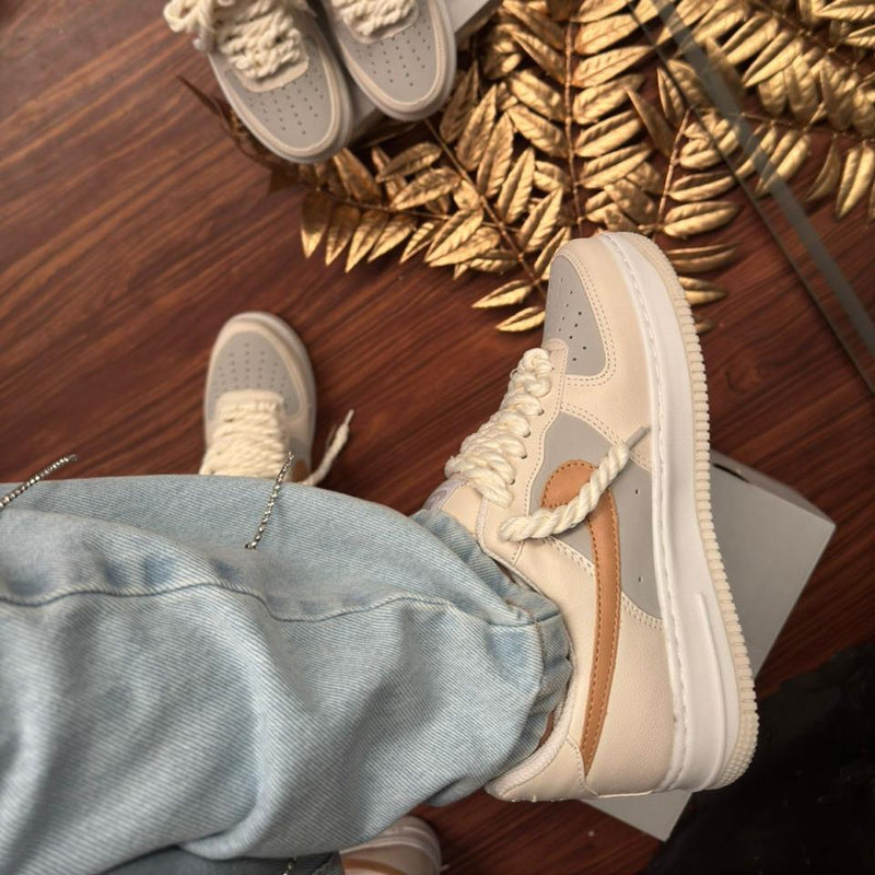 Tênis Air Force 1 Caramelo Corda